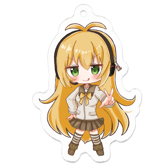 アリルキーホルダー - 50 x 50 (mm)