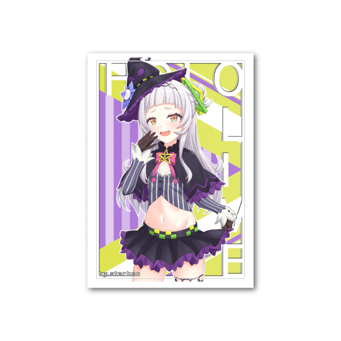 フォト風カード - 縦 - 両面 紫咲シオン
