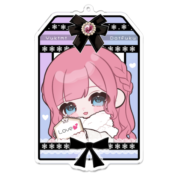 アクリルキーホルダー - 100 x 100 (mm)
