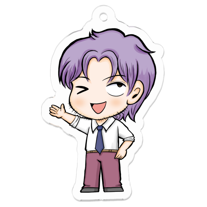 アクリルキーホルダー - 50 x 50 (mm)