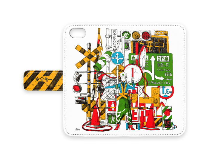 手帳型 無秩序 All Color 安全第一 落葉焚sa Booth