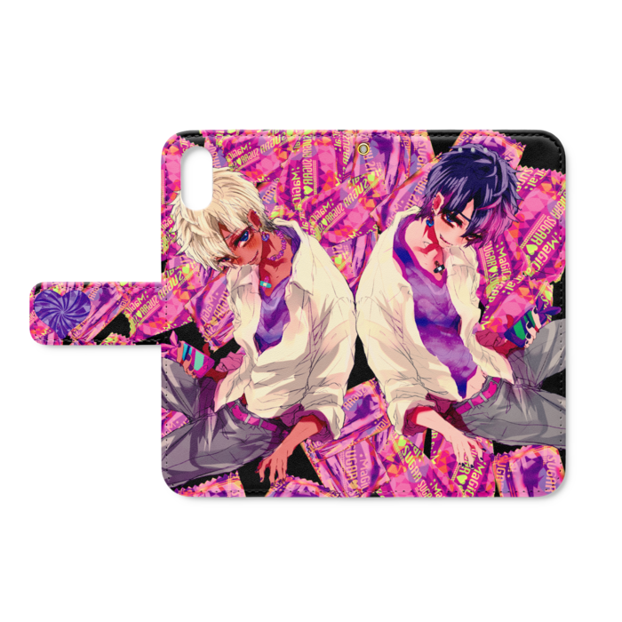 手帳型iPhoneケース - iPhone X - ストラップ穴 あり