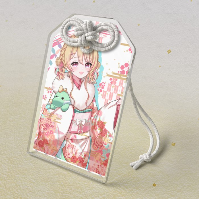 アクリルお守り - 50 × 80mm