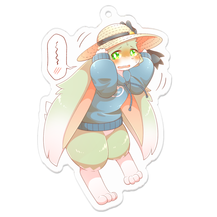 アクリルキーホルダー（コーティング） - 70 x 70 (mm)