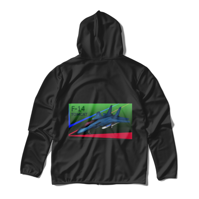 ジップパーカー - M - ブラック