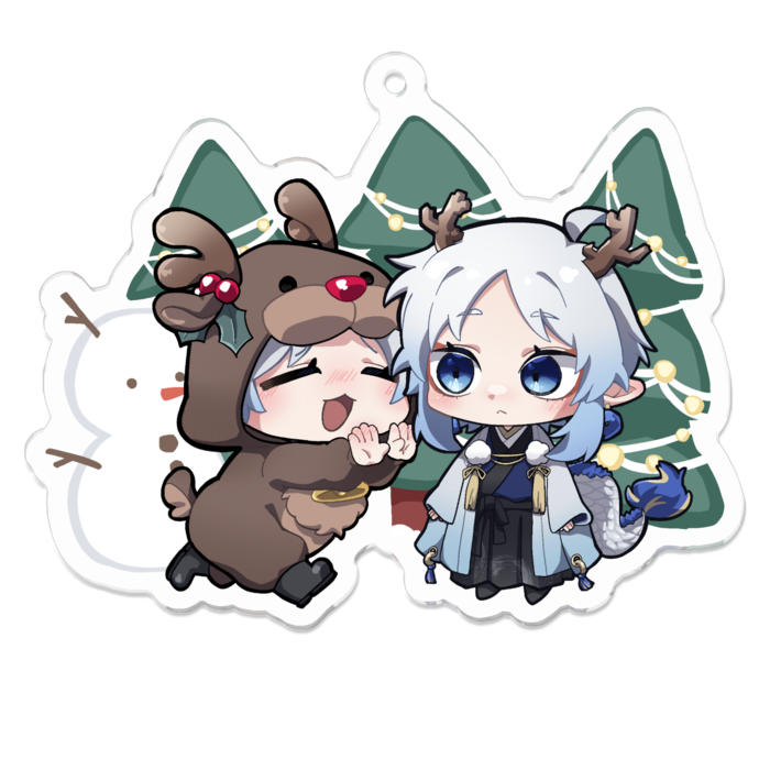 アクリルキーホルダー - 70 x 70 (mm)