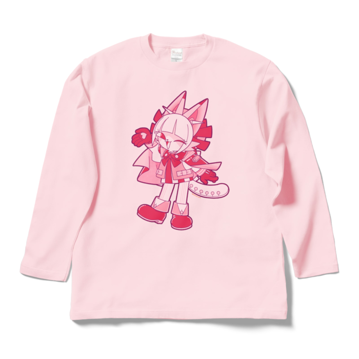ロングスリーブTシャツ - L - ライトピンク