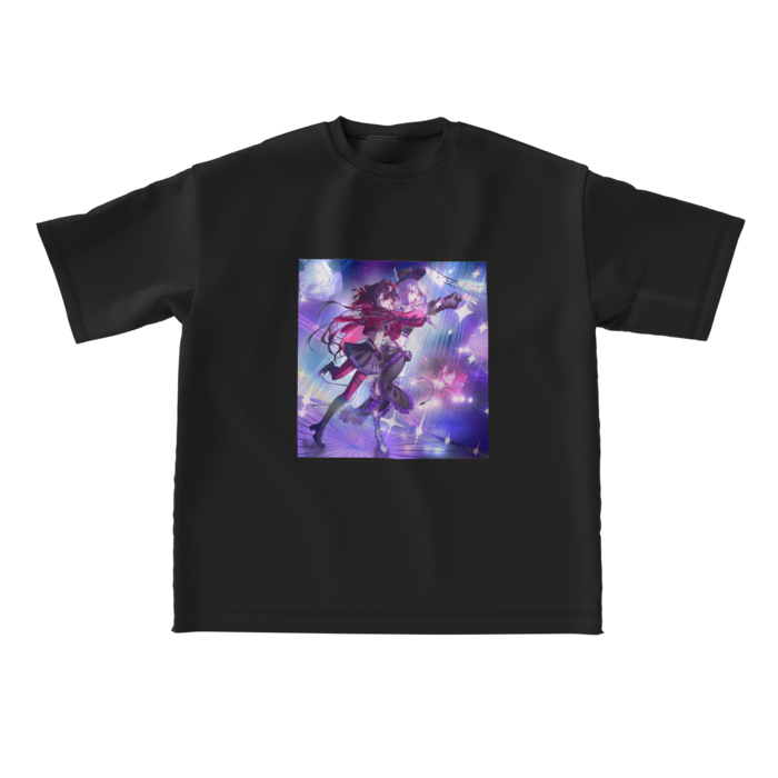 【黒】ビッグシルエットTシャツ 【L】