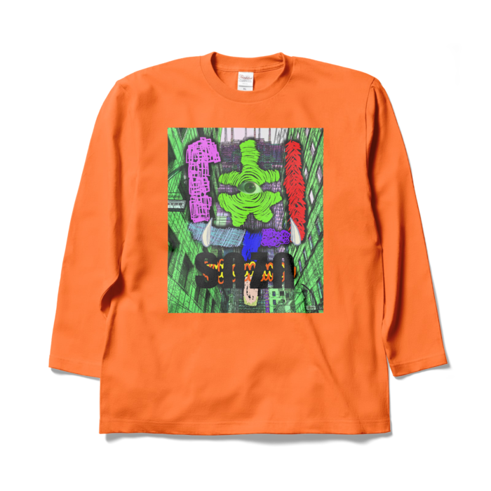 ロングスリーブTシャツ - XL - オレンジ