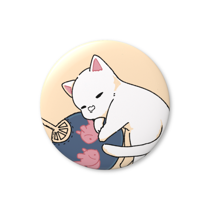 cat 缶バッジ(バリュー) - 44mm