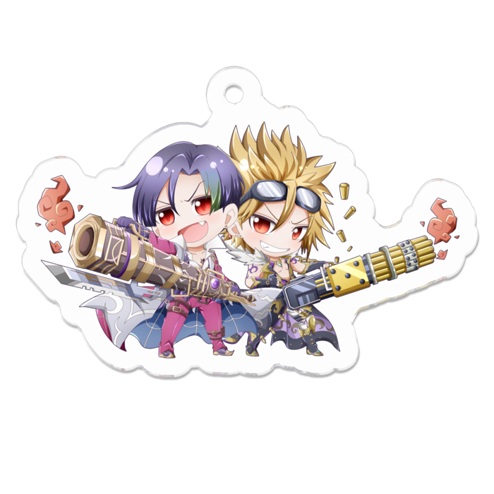 アクリルキーホルダー - 50 x 50 (mm)