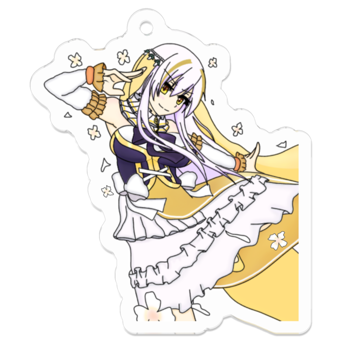 アクリルキーホルダー - 50 x 50 (mm)