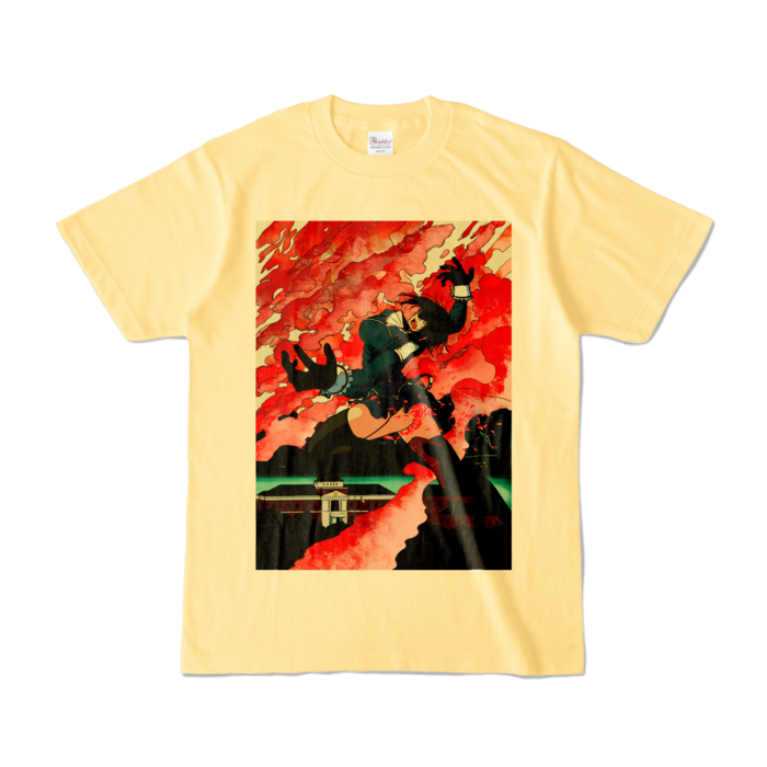 カラーTシャツ - S - ライトイエロー (淡色)