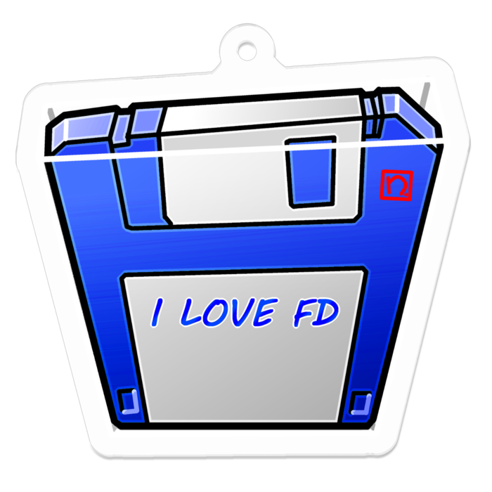 アクリルキーホルダー - 50 x 50 (mm)