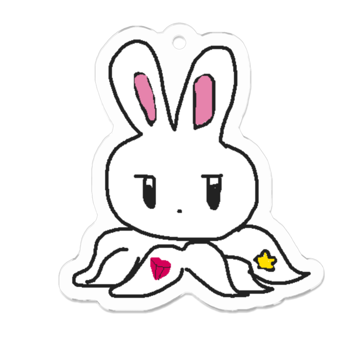 アクリルキーホルダー - 50 x 50 (mm)