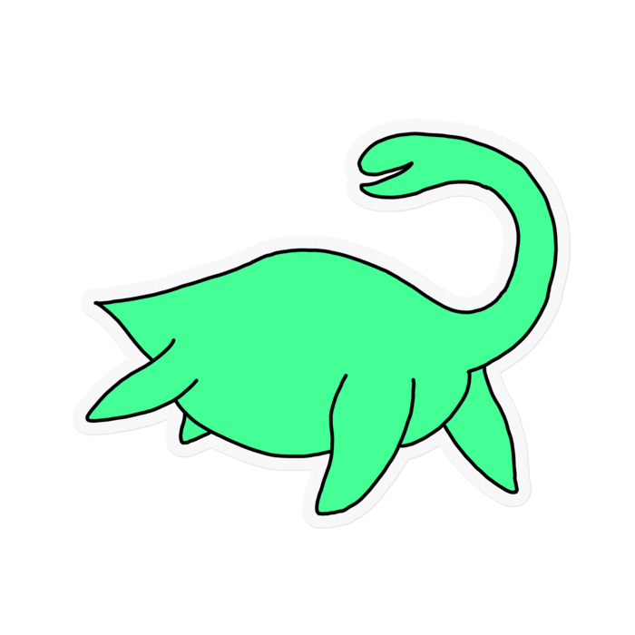 ステッカー（クリア） - 100 x 100 (mm)