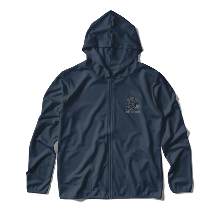 LAN TypeA ジップパーカー - M - ネイビー