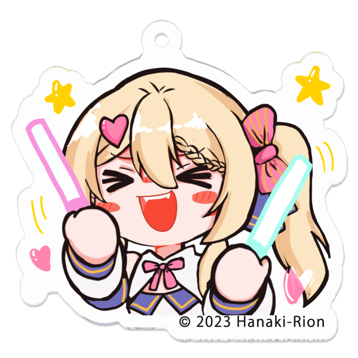 アクリルキーホルダー - 50 x 50 (mm)