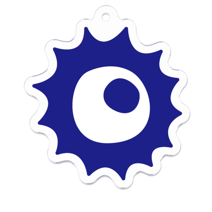 アクリルキーホルダー - 50 x 50 (mm)