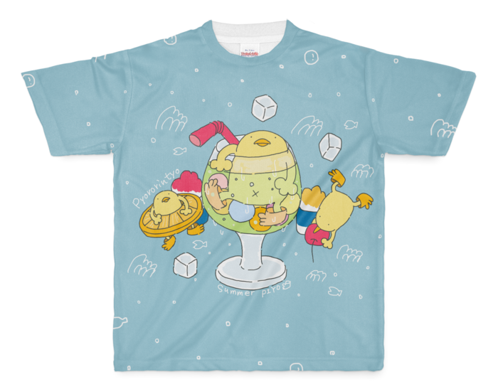 フルグラフィックTシャツ - M - 正面印刷のみ