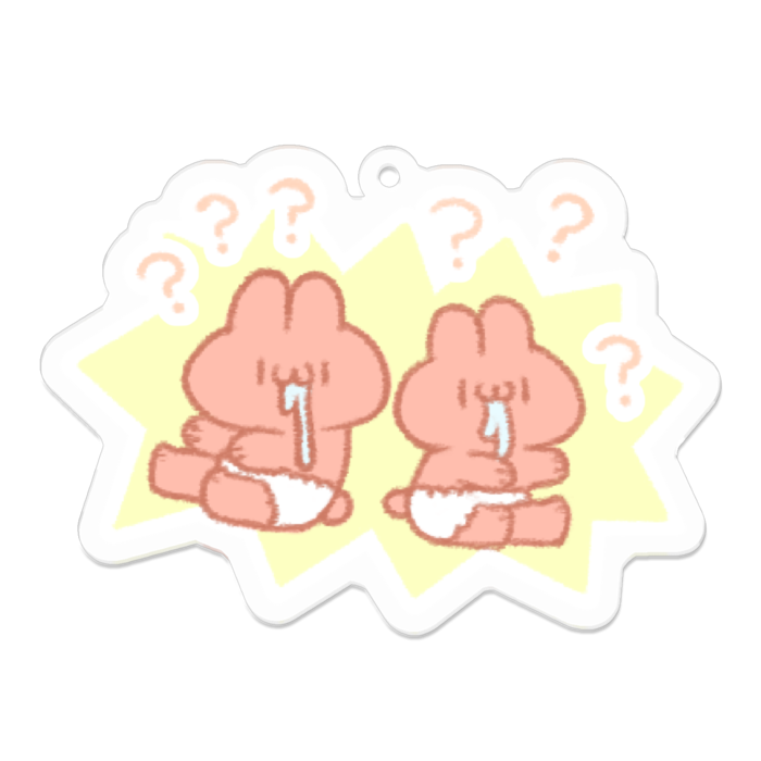 アクリルキーホルダー - 70 x 70 (mm)