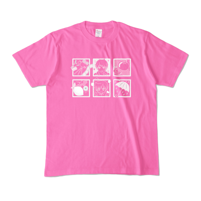 カラーTシャツ - M - ピンク (濃色)