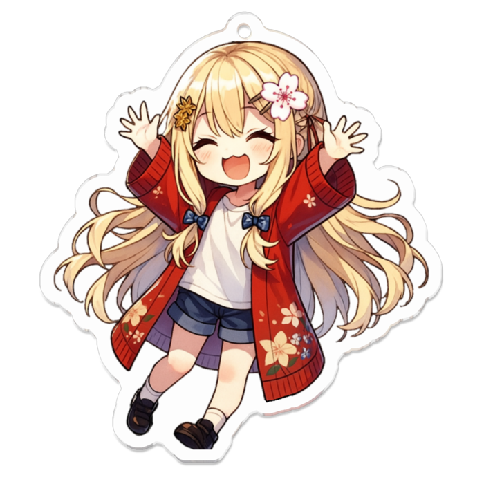 アクリルキーホルダー - 70 x 70 (mm)