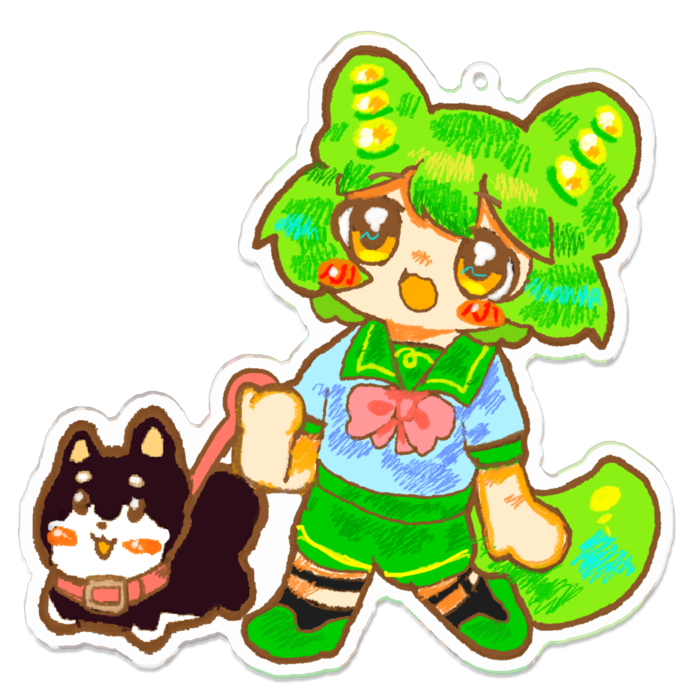 アクリルキーホルダー - 100 x 100 (mm)