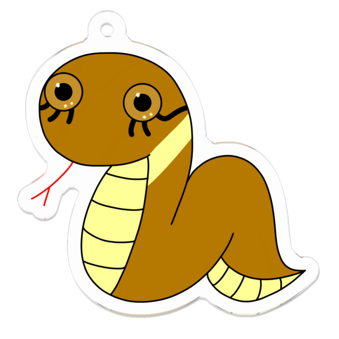 アクリルキーホルダー - 50 x 50 (mm)