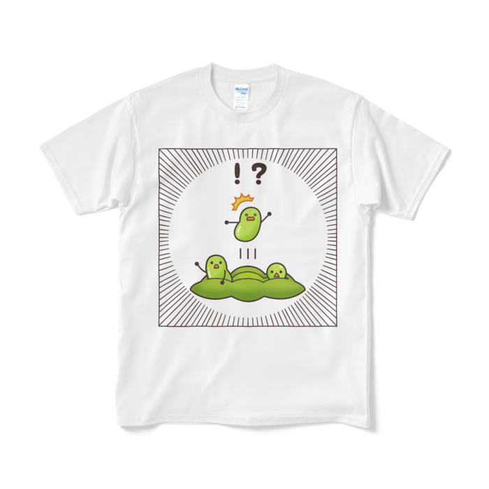 Tシャツ短納期（白）　カラーver　M