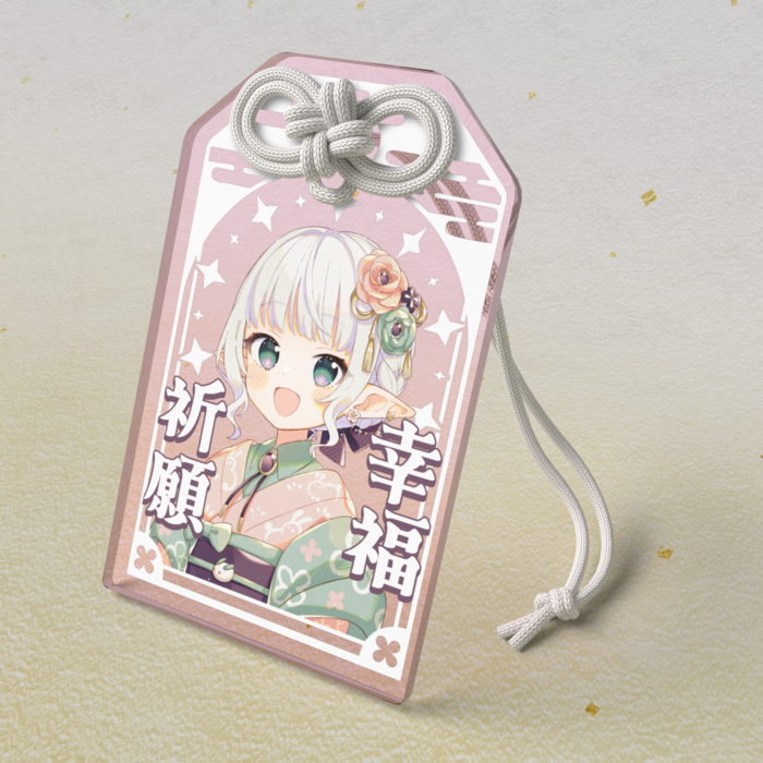 アクリルお守り - 50 × 80mm