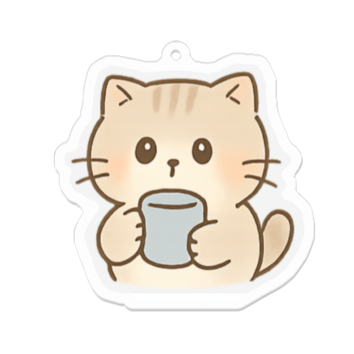 アクリルキーホルダー - 70 x 70 (mm)