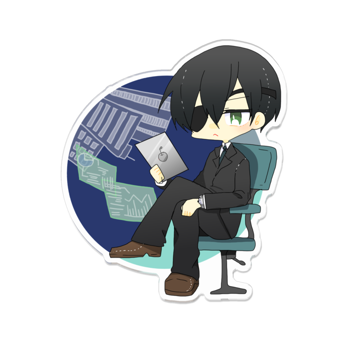 アクリルバッジ - 100 x 100 (mm)