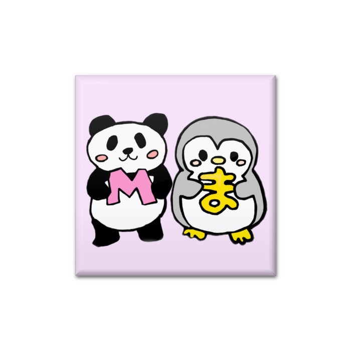 缶バッジ - 四角形40mm