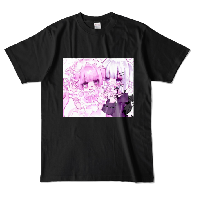 カラーTシャツ - L - ブラック (濃色)