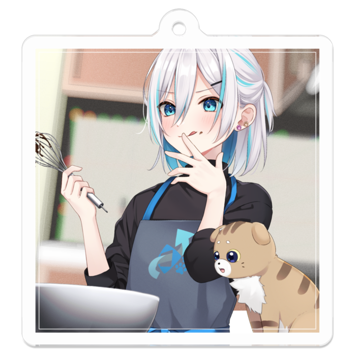 アクリルキーホルダー - 50 x 50 (mm)