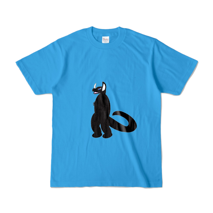 怪獣C カラーTシャツ - S - ターコイズ (濃色)