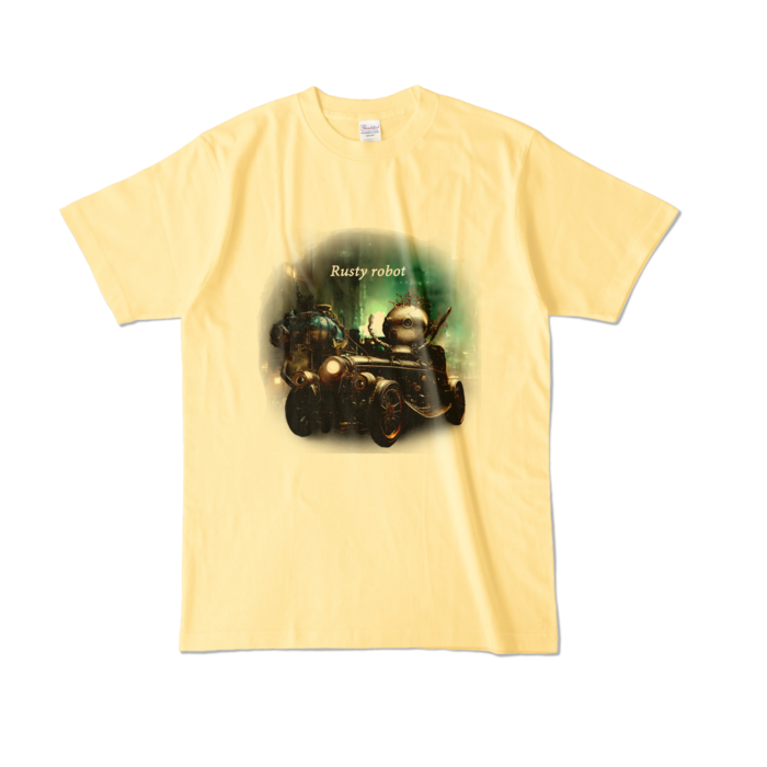 カラーTシャツ - L - ライトイエロー (淡色)
