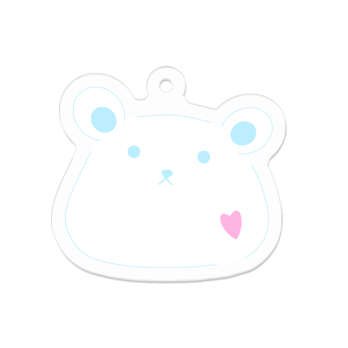 アクリルキーホルダー - 50 x 50 (mm)