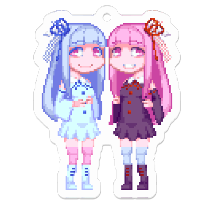 アクリルキーホルダー - 50 x 50 (mm)