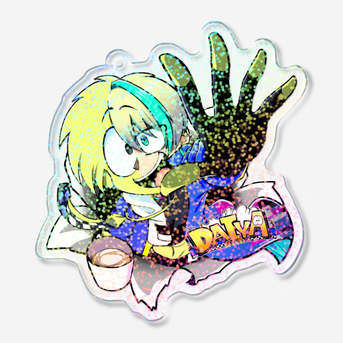 ホログラムアクリルキーホルダー - 70 × 70mm