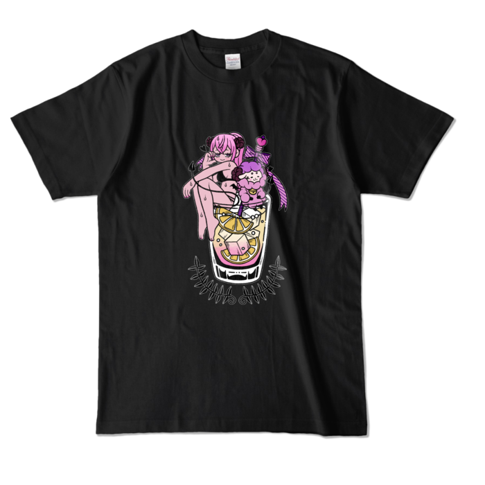 カラーTシャツ - L - ブラック (濃色)