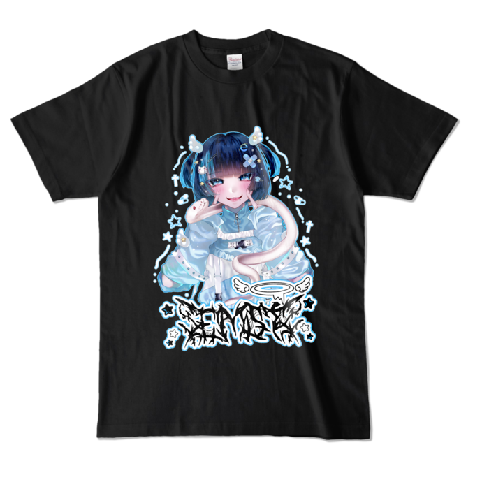 カラーTシャツ - L - ブラック (濃色)