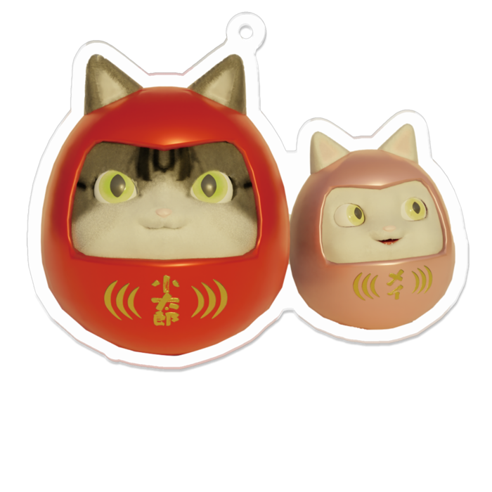 アクリルキーホルダー - 70 x 70 (mm)