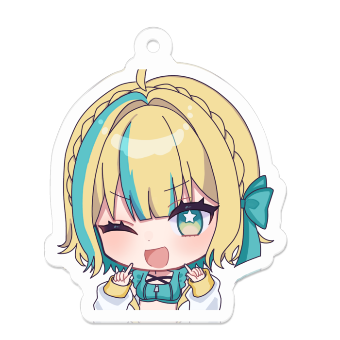 アクリルキーホルダー - 50 x 50 (mm)