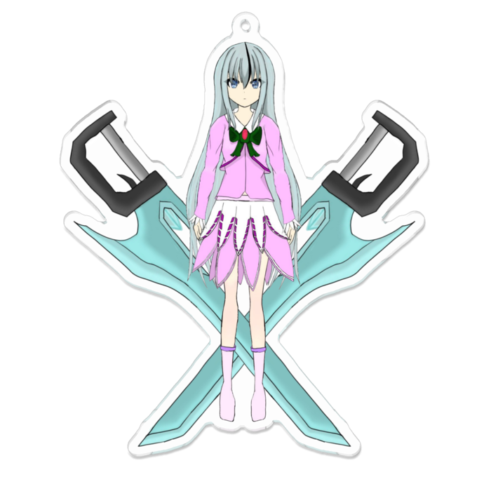 アクリルキーホルダー - 100 x 100 (mm)