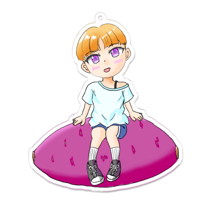 アクリルキーホルダー - 100 x 100 (mm)