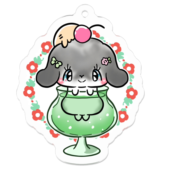 アクリルキーホルダー - 50 x 50 (mm)