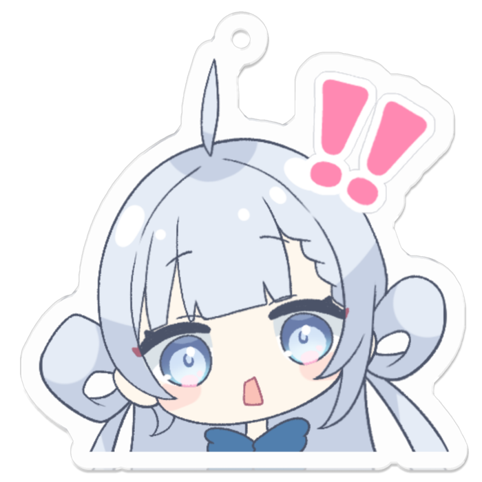アクリルキーホルダー(はてな) - 50 x 50 (mm)(2)