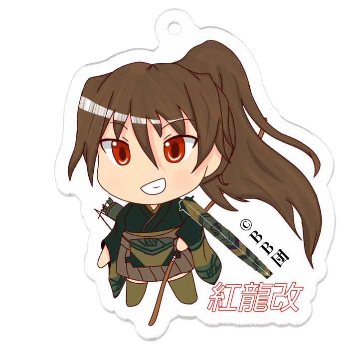 アクリルキーホルダー(コーティング) - 50 x 50 (mm)